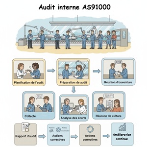 E 41v16 - Audit interne AS9100D management qualité aérospatial version 2016 - Ensemble de documents