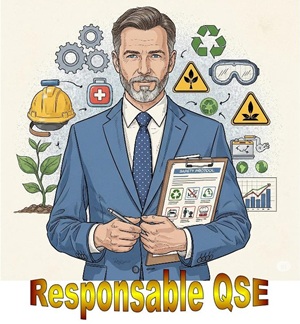 E 62 - Fonction Responsable QSE - qualité sécurité environnement - Ensemble de documents